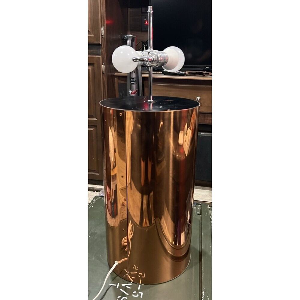 Kovacs Mid Century Copper Large Table Lamp